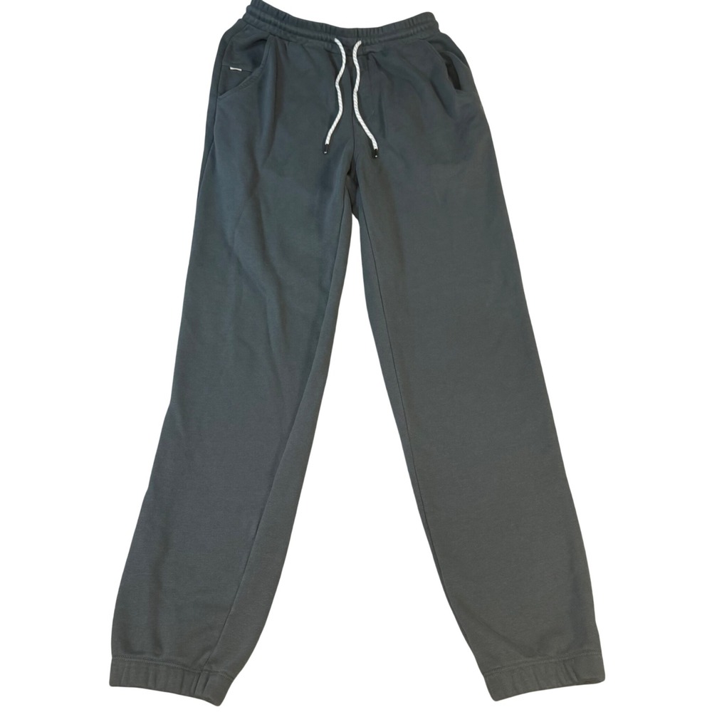Vuori Mens Charcoal Grey Joggers Drawstring Sweatpants Size Small 28 Inseam